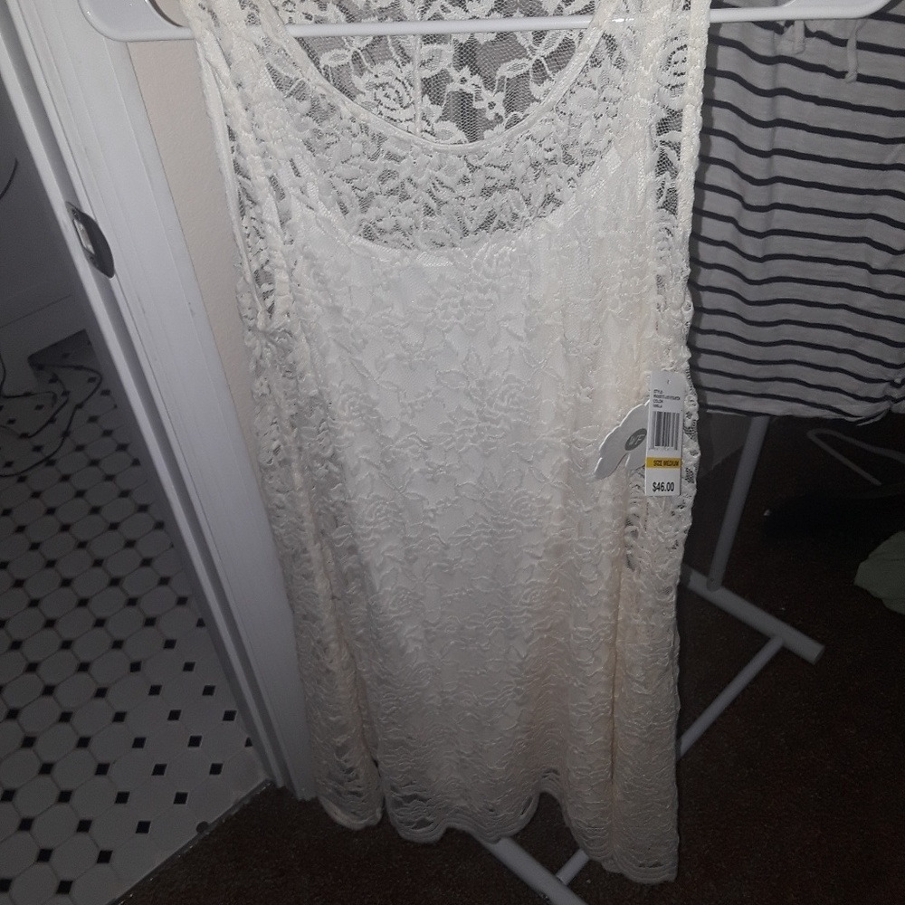 white dress
